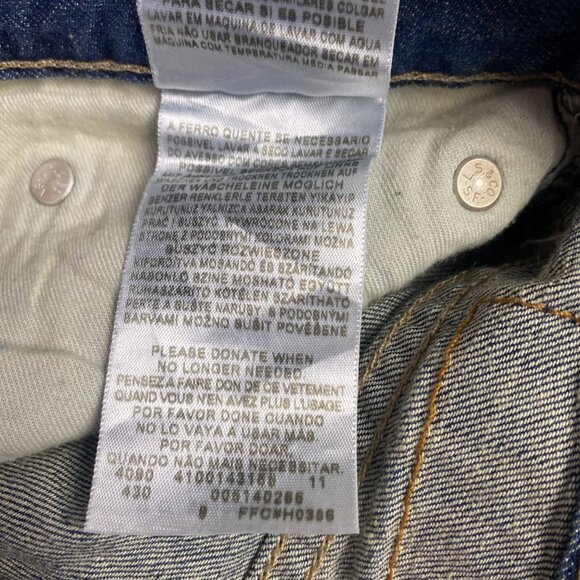 NWT Levi's 514 Slim Straight Jeans Men's 32 x 30 Measures 33 x 30 Cotton Blue - Picture 9 of 14